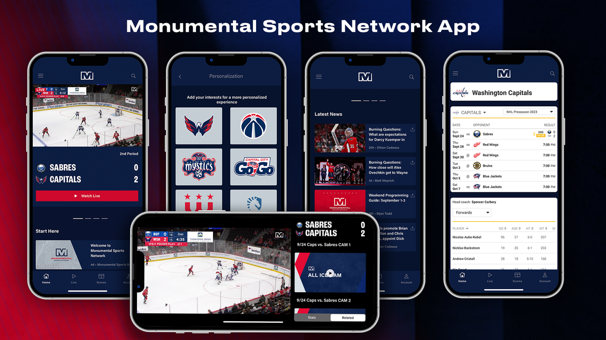 Monumental Sports Network App