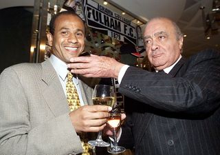 Jean Tigana and Mohamed Al-Fayed