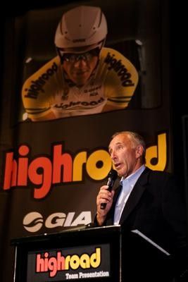 Phil Liggett was the star MC for the show.