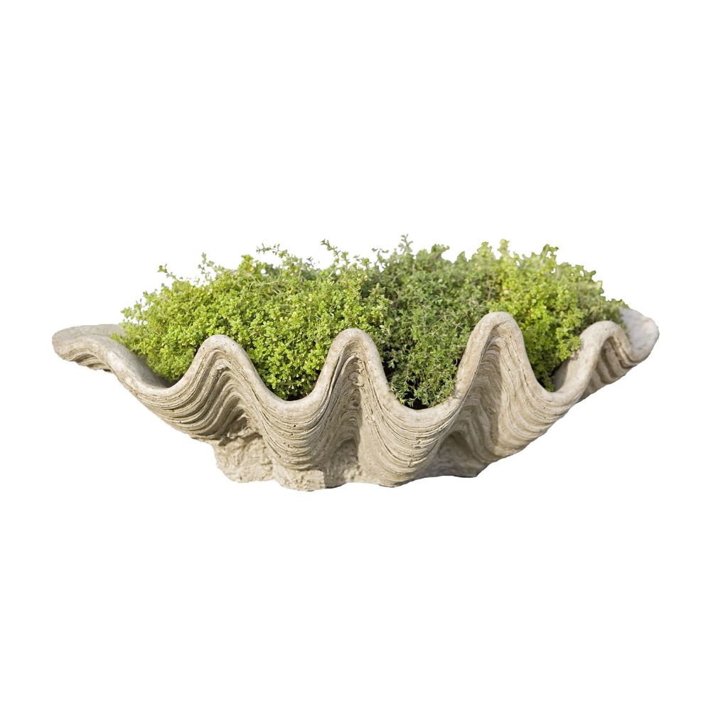 Wave Stone Indoor/Outdoor Bowl Planter
