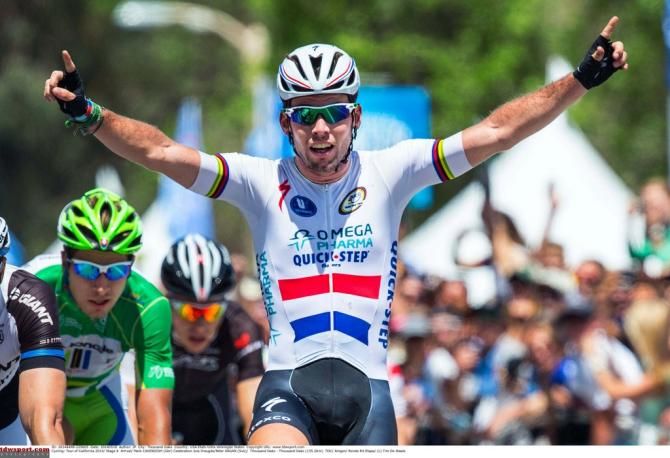 Mark Cavendish (Omega Pharma-Quick Step) adds another win to his extensive palmares