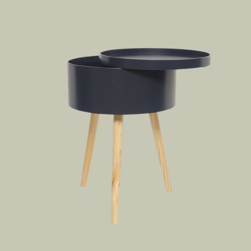 Cute Tall Occasional Table With Tray Top | Futon Company