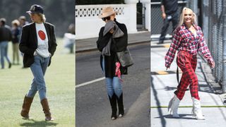 Kylie Minogue, Princess Diana and Gwen Stefani show how to wear cowboy boots