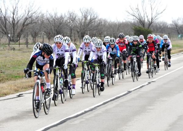 Mineral Wells Women'sOpen road race.