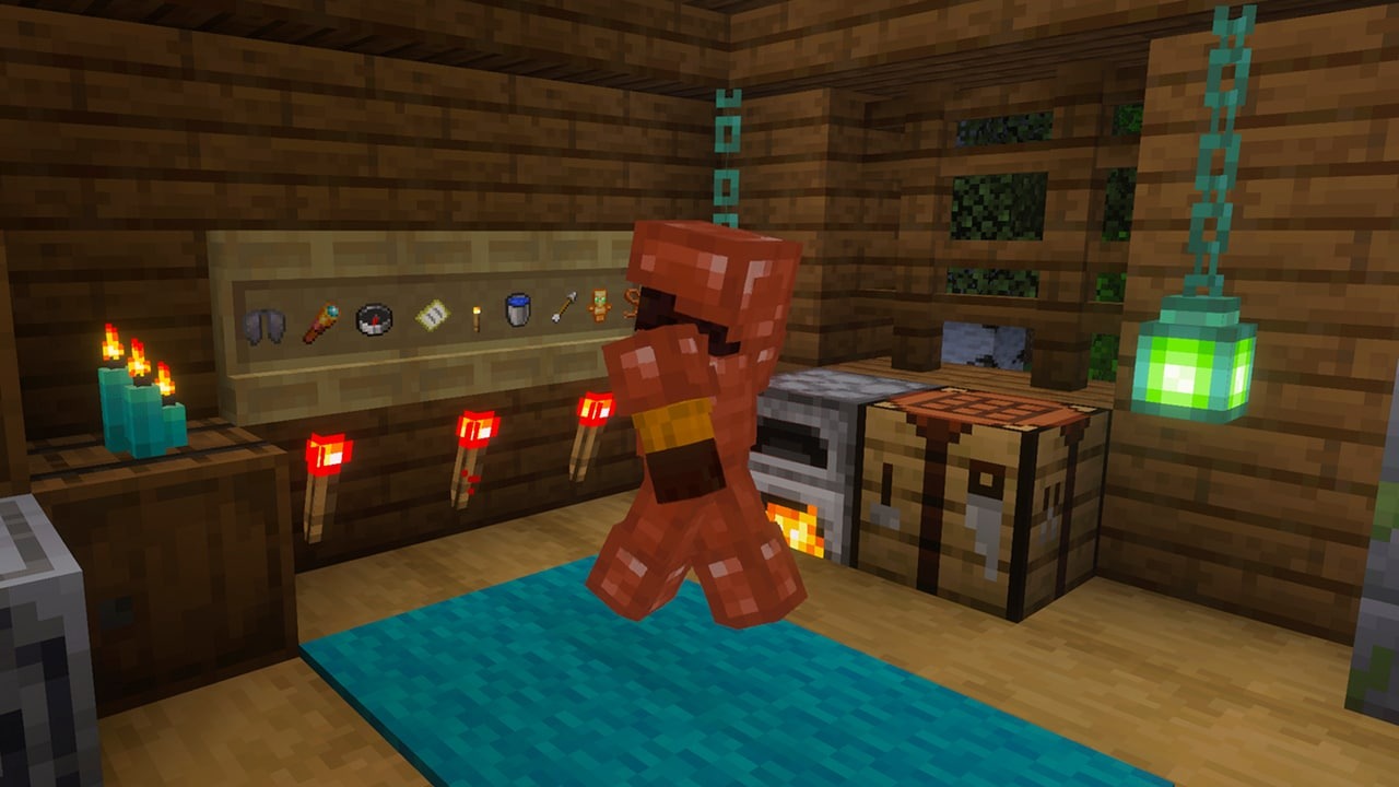 Screenshot of Minecraft: The Copper Age.