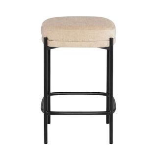 A backless kitchen bar stool