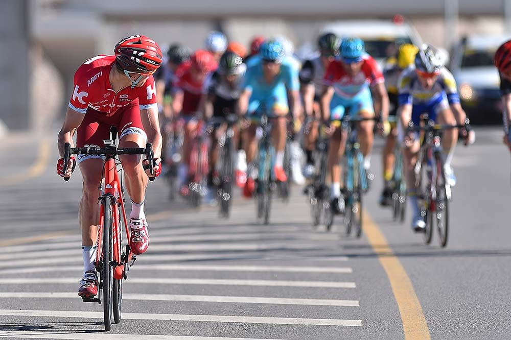 Nibali and his Astana teammates controlled the attacks
