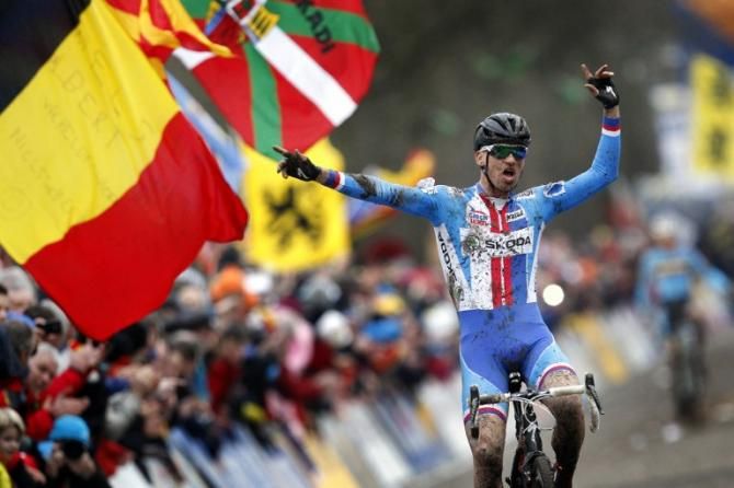 Zdenek Stybar (Czech Republic) wins the world title