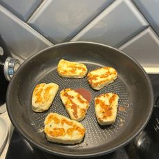 Tefal Ingenio Emotion 22-Piece Pan Set - fry pan cooking halloumi