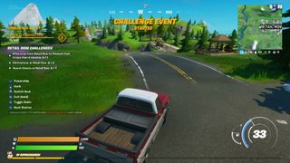 Fortnite drive from Retail Row to Pleasant Park