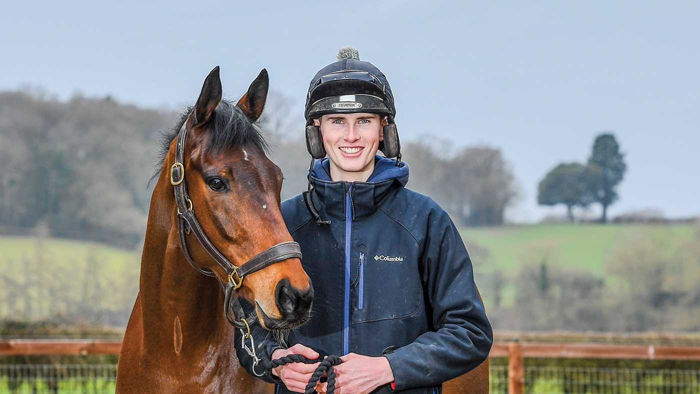 Jack Andrews with Fumet D'Oudairies at G&amp;amp;T Racing near Marton in Warwickshire in the UK on 20th February 2021