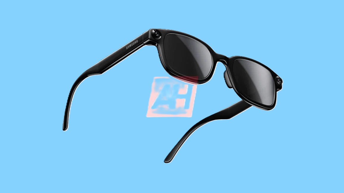 Leaked render of Samsung Galaxy Glasses