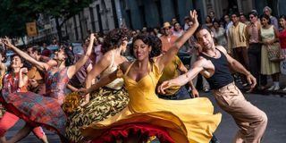 Ariana DeBose as Anita in the new West Side Story trailer.