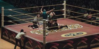 A wrestling scene from Nuestra: Lucha Libre