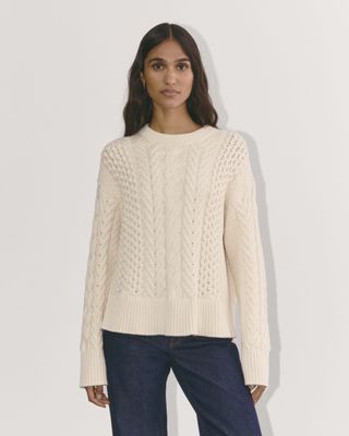 The Cable Sweater in Everyday Cotton