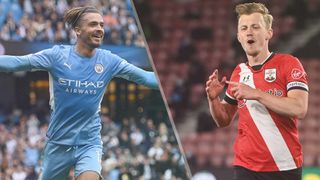 Manchester City vs Southampton live stream — Jack Grealish of Manchester City and James Ward-Prowse of Southampton
