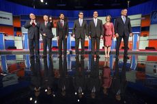 The participants in the 'kids table' GOP debate