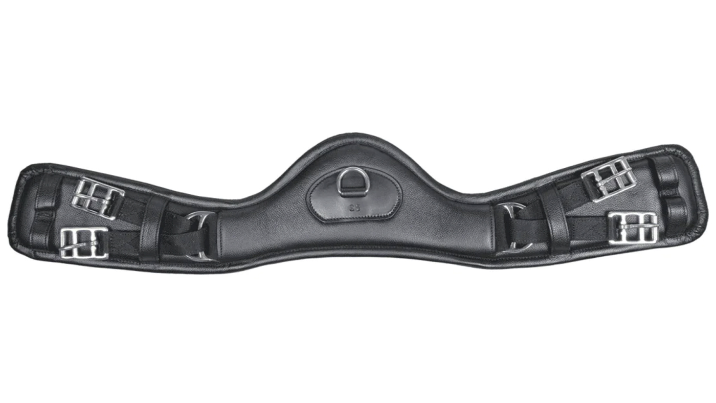 HKM Dressage Anatomic Elastic Leather Girth