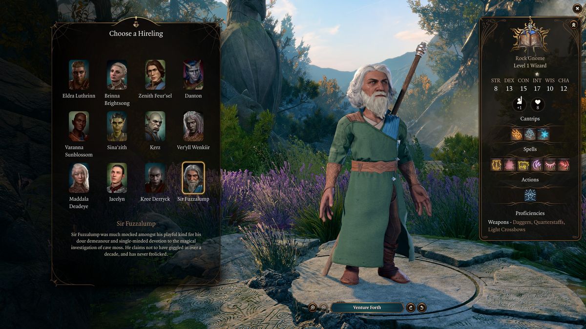 Baldur's Gate 3 hirelings