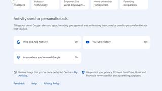 How to customize the ads Google shows you in My Ad Center