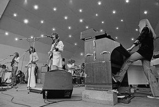 Yes performing at a Crystal Palace Garden Party event, Crystal Palace Bowl, London, 2nd September 1972