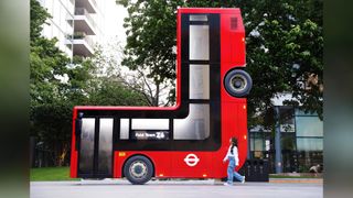 Samsung's Fold Town campaign bus