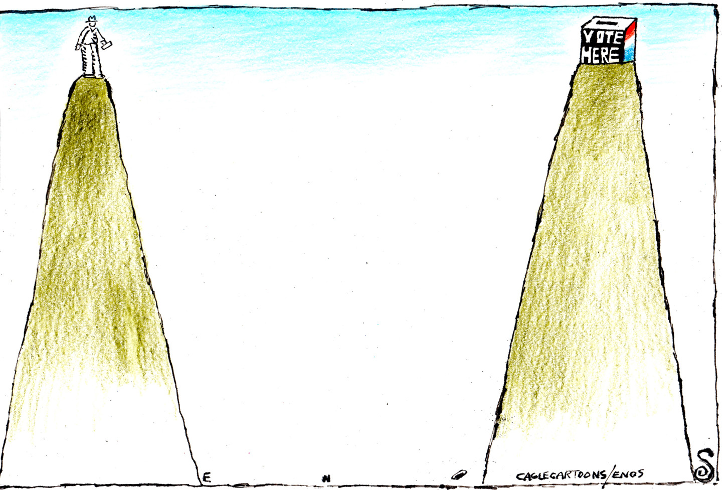 Political cartoon
