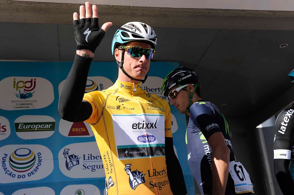 Meersman started the day in yellow.