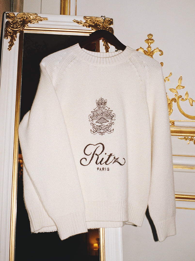 Ritz Unisex Cashmere Sweater -- Cream - Cream / Xxs