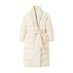 Long Padded Shawl Collar Coat - Claudie Pierlot