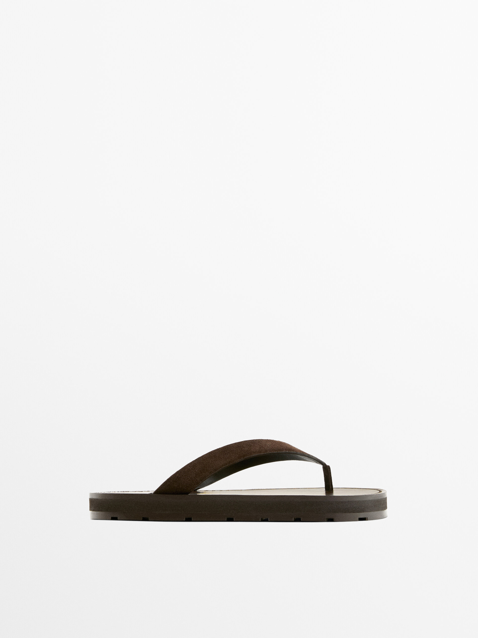 Leather Toe Divider Sandals