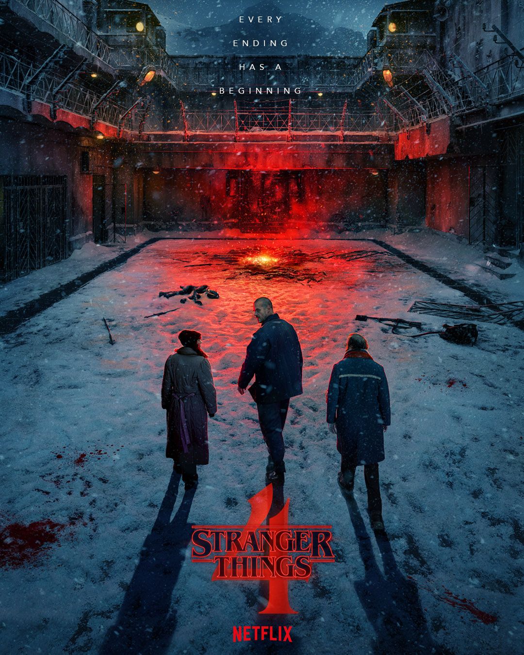 The first poster for Stranger Things season 4