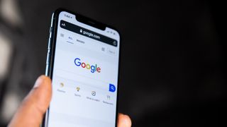 Google Search sur un téléphone