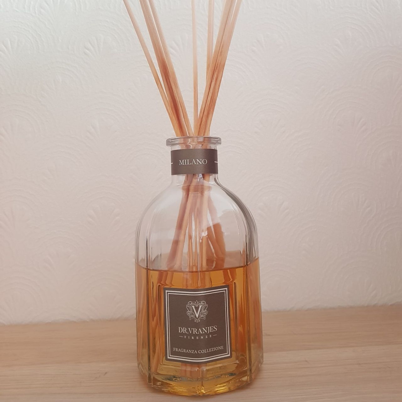 The Milano reed diffuser by Dr. Vranjes in Sara Hesikova's home