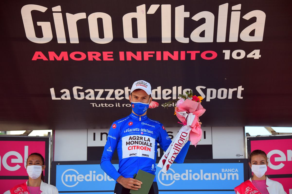 Giro d'Italia 2021 - 104th Edition - 19th stage Abbiategrasso - Alpe di Mera 166 km - 28/05/2021 - Geoffrey Bouchard (FRA - AG2R Citroen Team) - photo Dario Belingheri/BettiniPhoto&Acirc;&copy;2021