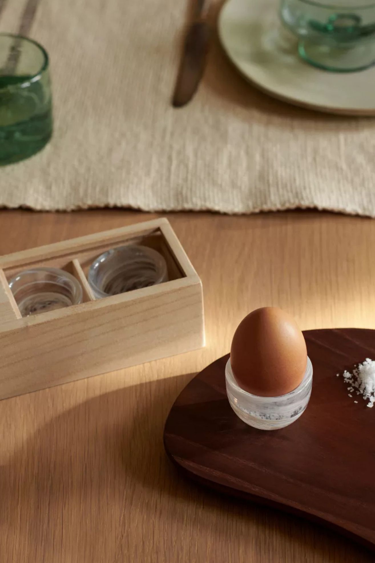 FERM LIVING, Tinta Set of Four Glass Egg Cups