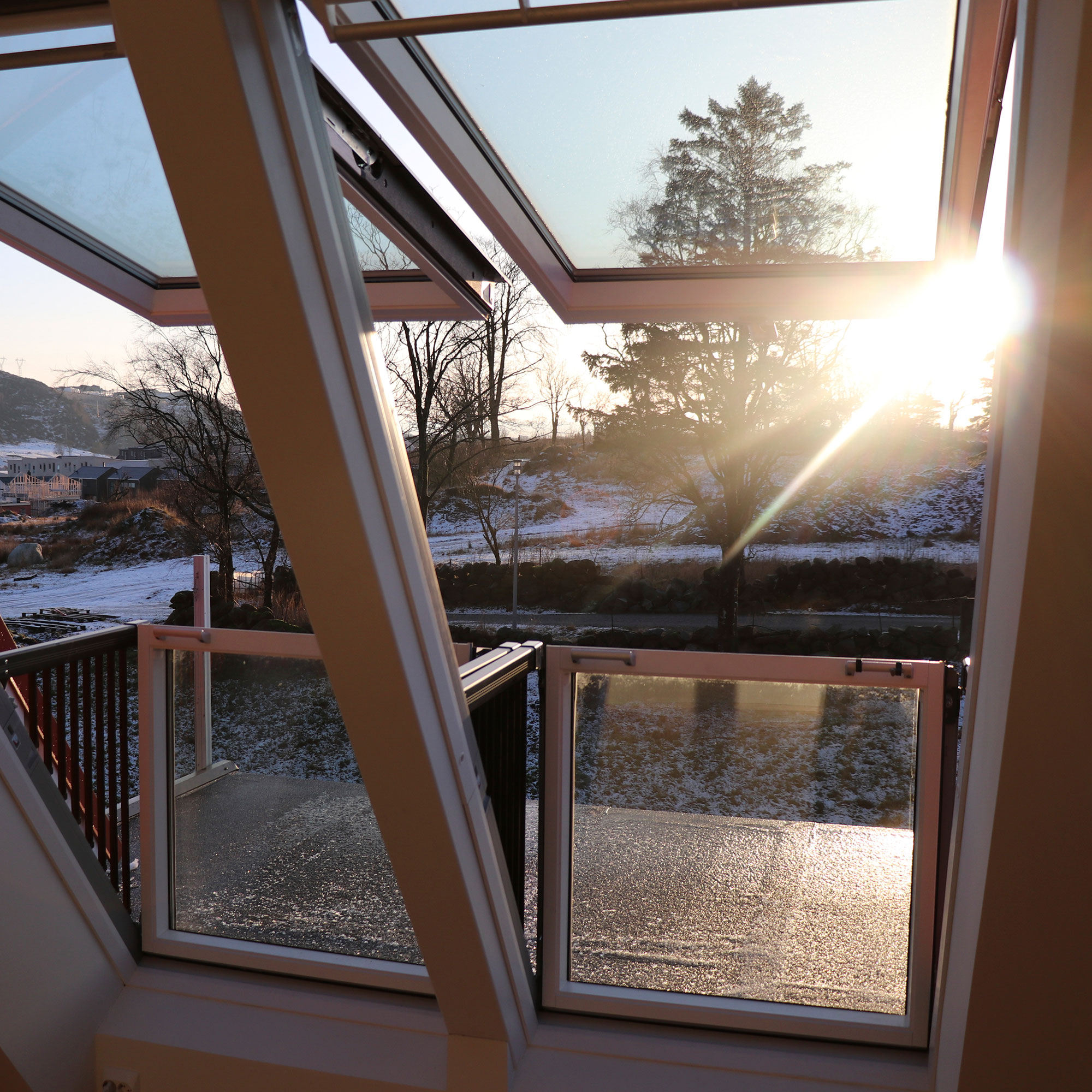 Open VELUX roof windows