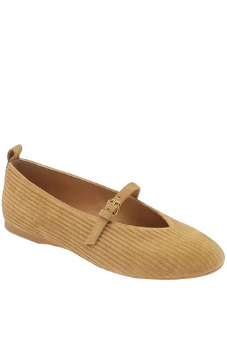 Suede Mary Jane Flat