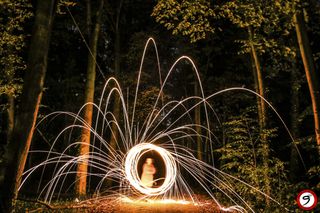 wire wool photography examples