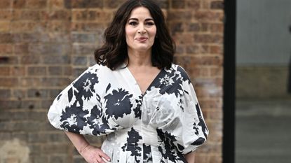 Nigella Lawson attends Australian Fashion Week 2025 on May 13, 2025 in Sydney, Australia. (
