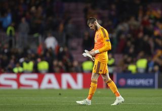David De Gea was at fault for Barcelona's second goal