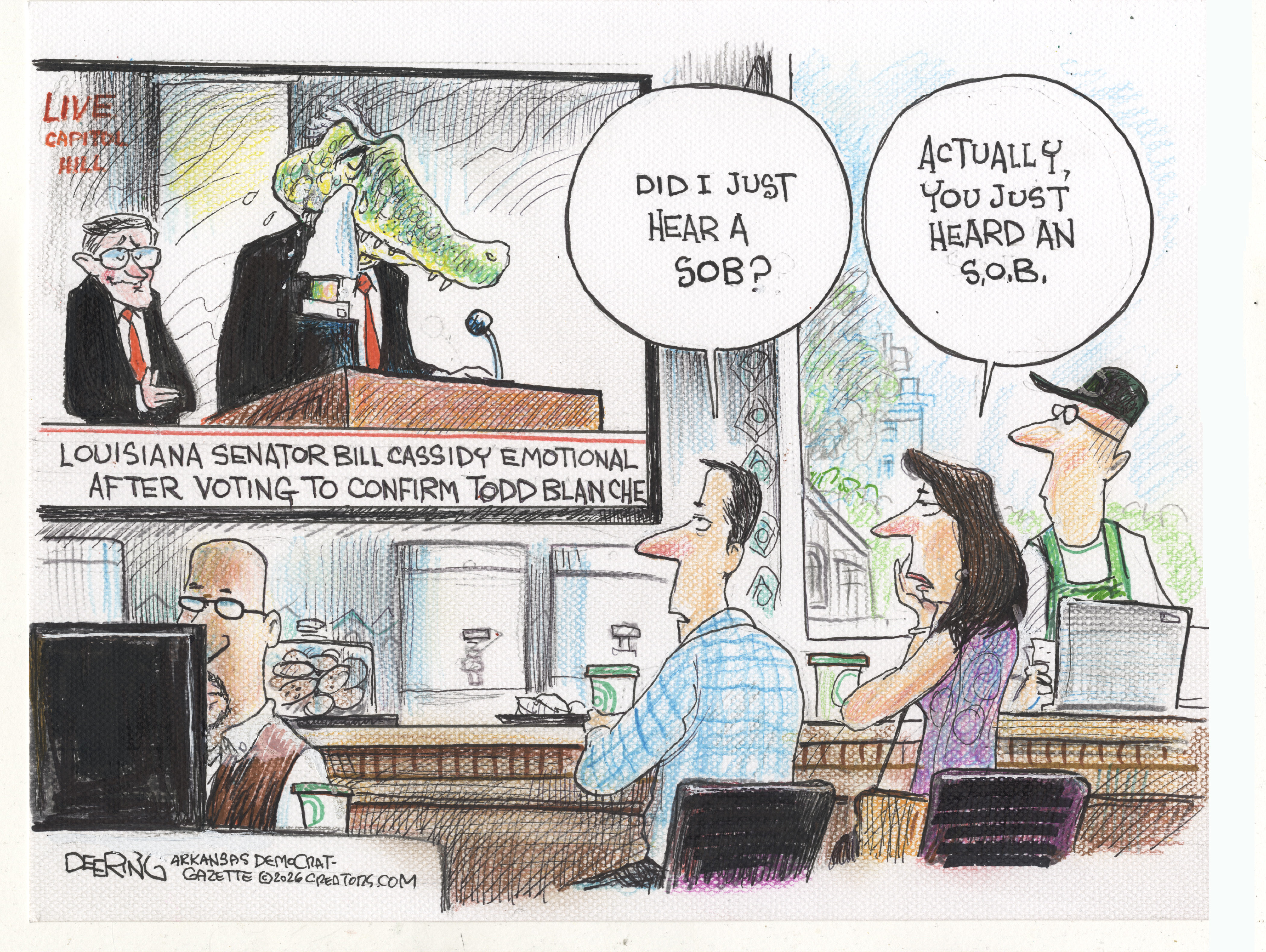 Political cartoon