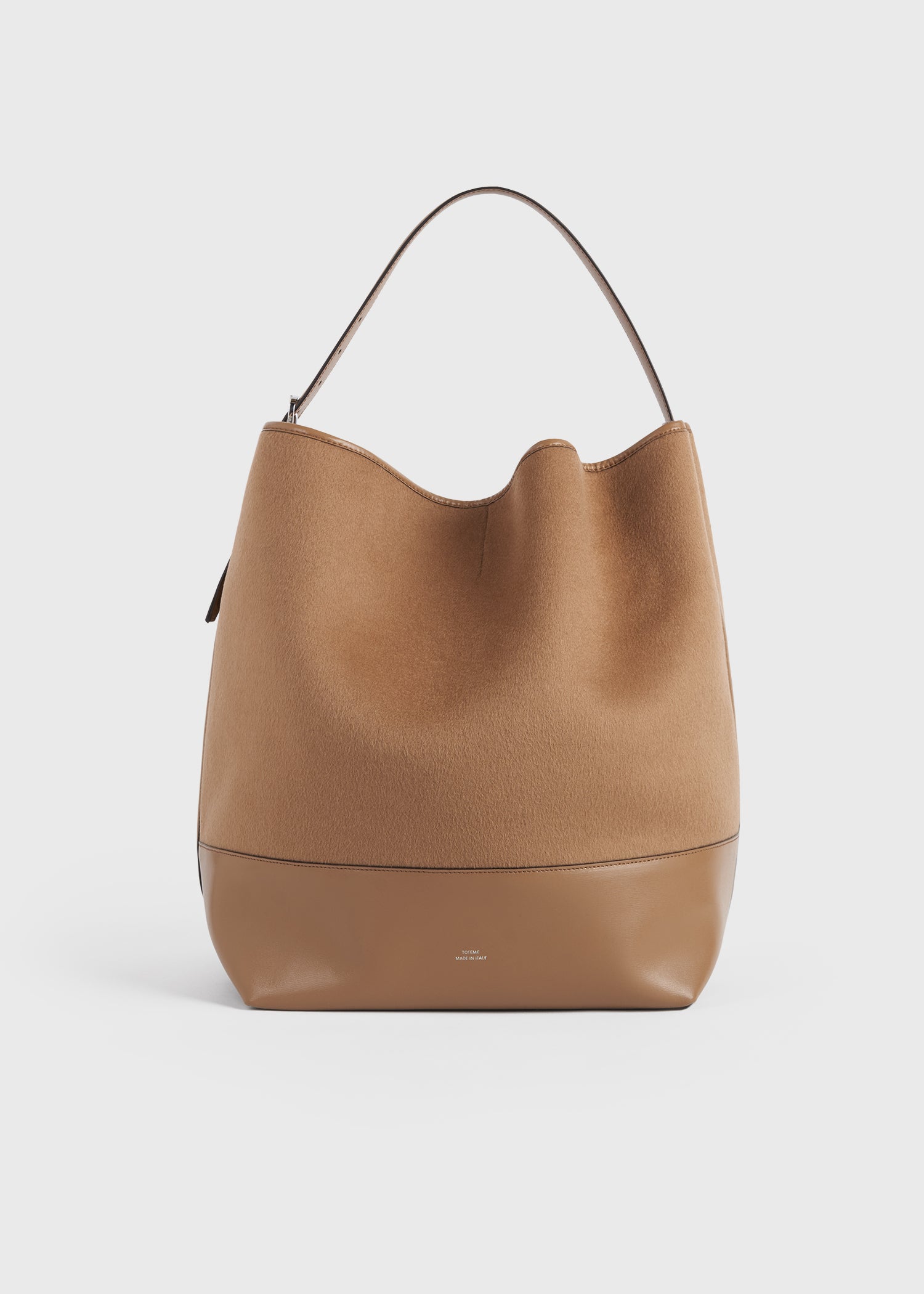 Belted Doubl&amp;eacute; Tote Camel