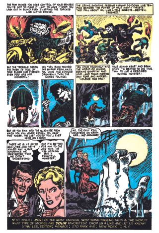 The Atlas Artist Edition Vol 1 Joe Maneely; a retro comic page