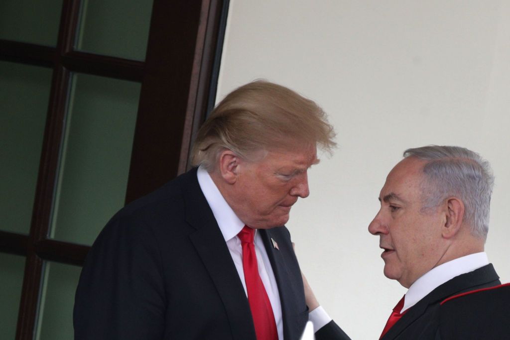 Donald Trump and Benjamin Netanyahu.