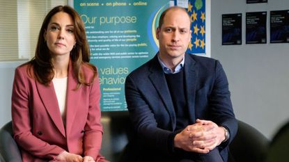 William and Kate at NHS 111 centre