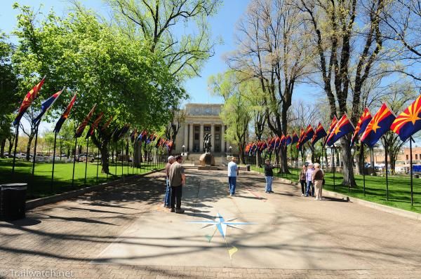 The courthouse square in Prescott