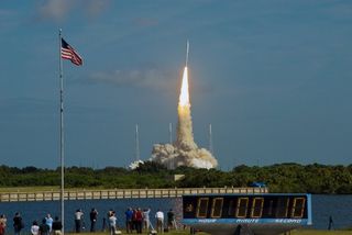 NASA Hails New Moon Rocket's First Test Launch