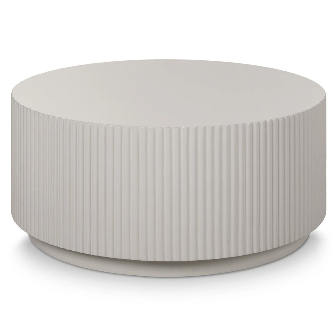 A round coffee table