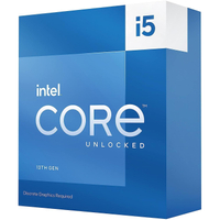 Price watch: New deal!
Intel Core i5 13600KF | 14 cores | 20 threads | 5.1 GHz boost | 24 MB L3 cache | 125 W TDP | LGA1700 socket | $304 $175 at Amazon (save $129)